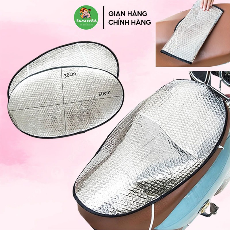 Tấm Che Yên Xe Máy, Miếng Che Nắng Yên Xe Máy Điện Tráng Bạc Kích Thước Lớn