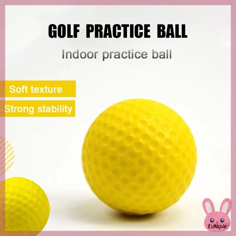 LUKAPIC 10PCS Đàn hồi Bóng tập golf trong nhà PE Không xốp Bóng đồ chơi cho thú cưng Trọng lượng nhẹ Bóng Xốp tập golf Ngoài trời