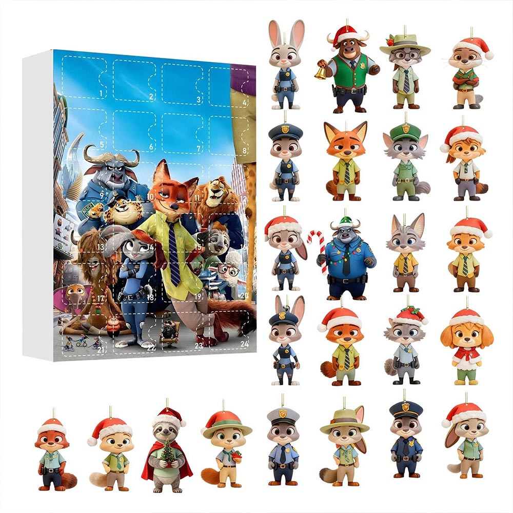 Lịch Advent Zootopia 2024 - Quà Bất Ngờ Lễ Hội cho Trẻ Em & Người Hâm Mộ | Đếm Ngược Giáng Sinh