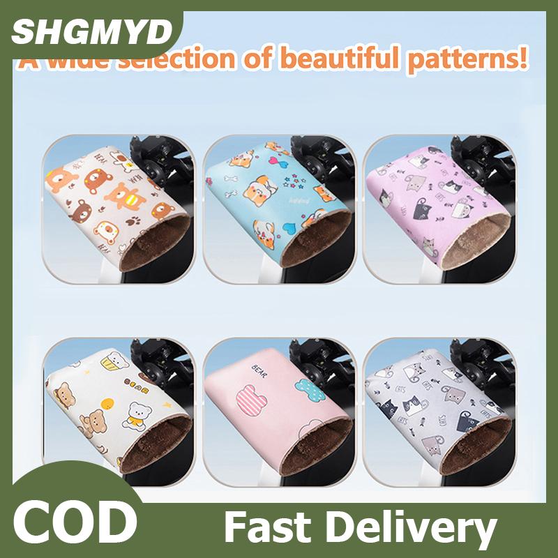 SHGMYD 2pcs mùa đông ngoài trời xe máy tay lái Găng tay mùa đông tay bảo vệ tay Windproof lót ấm xe máy Scooter xử lý Bao Găng Tay