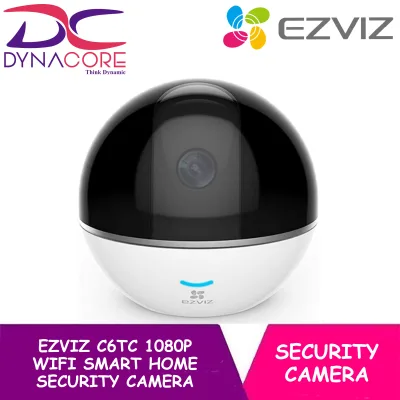 EZVIZ C6TC 1080p WiFi Smart Home Security Camera, Surveillance Camera with Motion Tracking, 360° Rotating, Two-Way Talk, Brilliant Night Vision - White