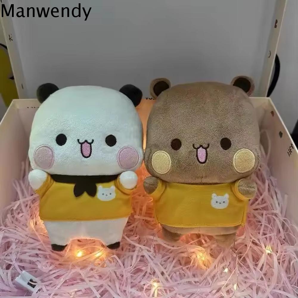 MANWENDY Búp bê gấu trúc Búp bê nhồi bông gấu trúc BuBu và DUDU Nhồi bông Hoạt hình Đồ chơi nhồi bôn