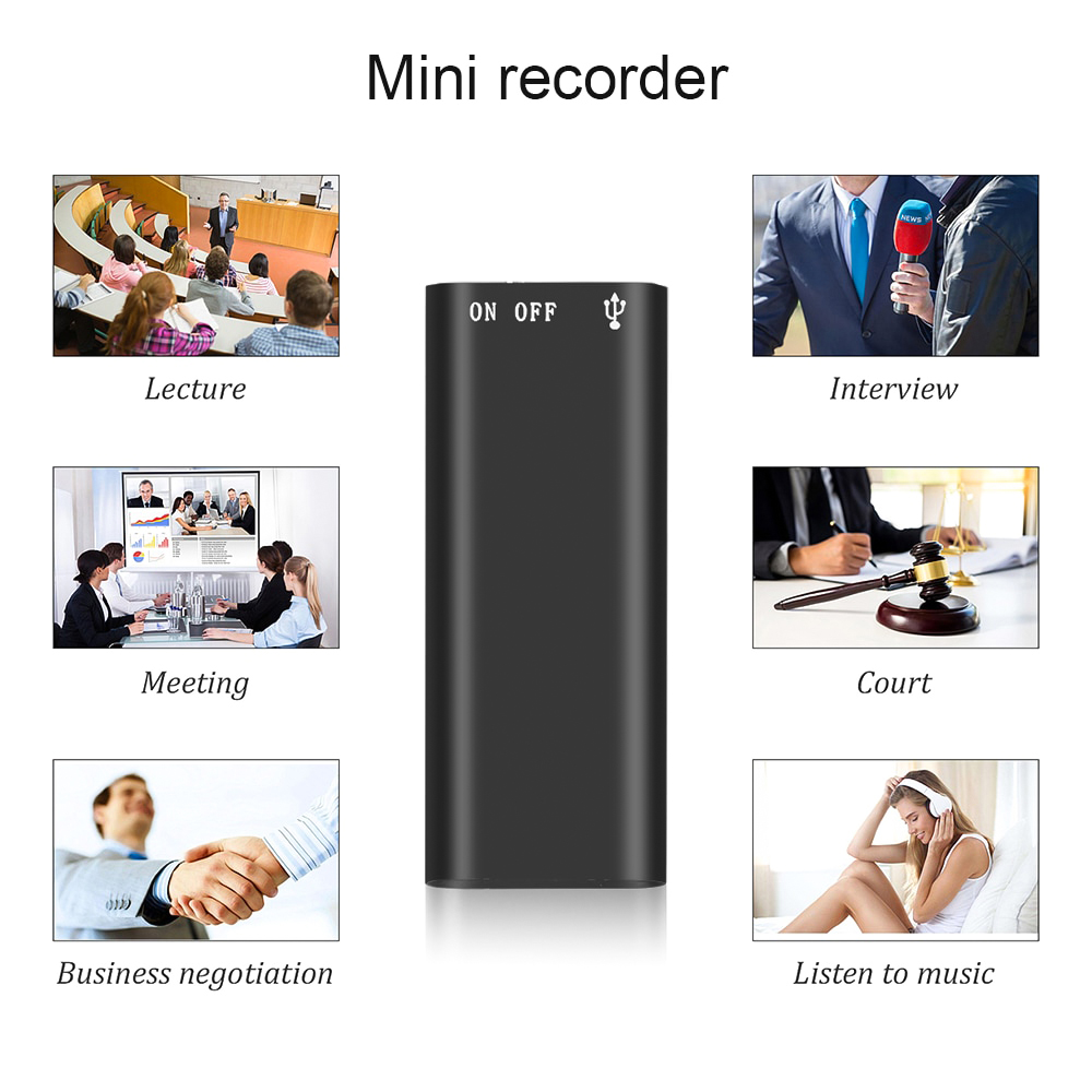 Fangzi 3-in-1 Máy nghe nhạc MP3 chuyên nghiệp âm thanh kỹ thuật số giọng nói máy ghi âm mini 192kbps ghi âm WAV