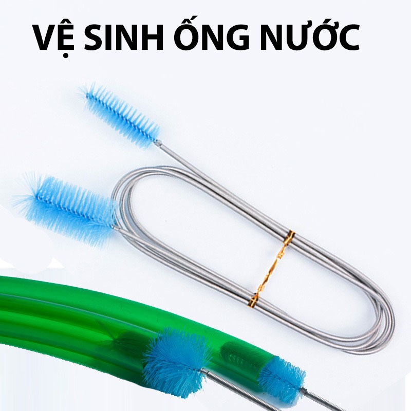 Cọ Vệ Sinh Ống Nước 150CM In Out Hồ Cá, Bể Cá Thuỷ Sinh Tiện Lợi  [CỌ ỐNG]