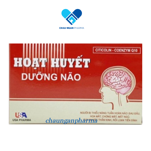 HOẠT HUYẾT DƯỠNG NÃO ĐỎ USA Hộp 100 viên- Tủ Thuốc Bảo Châu