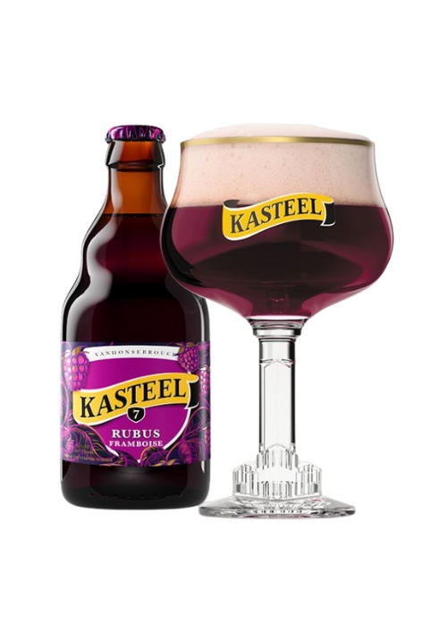 Bia Kasteel Rubus Framboise 7% - bia Bỉ - 1 chai 330ml