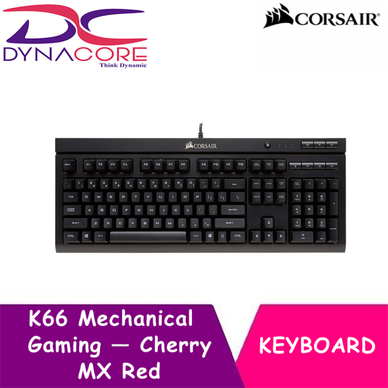 DYNACORE - CORSAIR K66 Mechanical Gaming Keyboard — Cherry MX Red Singapore