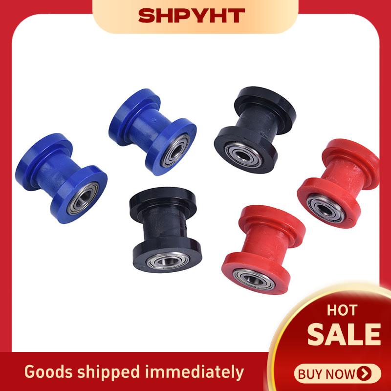 SHPYHT 1PCS 8mm 10mm Chuỗi con lăn trượt tensioner bánh xe hướng dẫn Pit Dirt mini xe đạp Moto