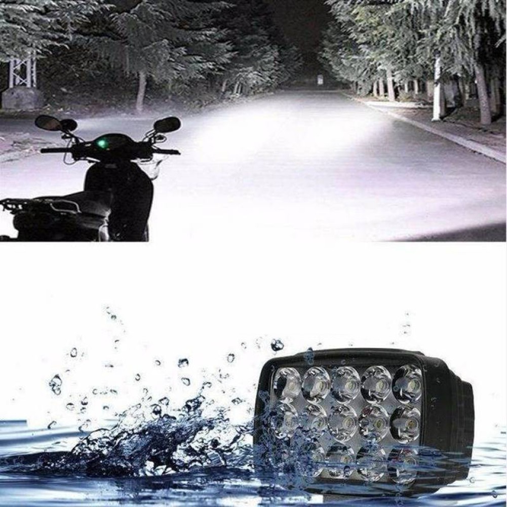 AUTOMALLS Motorcycle LED Headlight Spot Light 6000