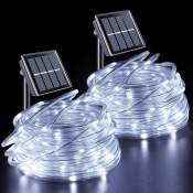 Solar LED Rope Lights - Waterproof Outdoor Fairy Lights