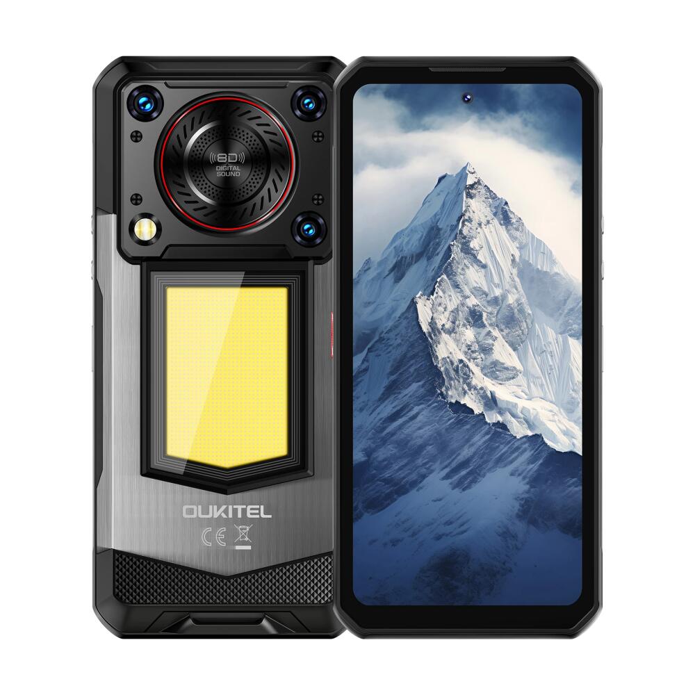 【Official shop】OUKITEL WP56 5G Global Version 12GB+512GB 16000mAh 45W Fast Chraging Android 15 1000 Lumen Camp Light 128dB Speaker Cellphone 6.8“ FHD+ 120Hz Resfersh Rate Display 108MP+32MP Camera Mobiles OTG NFC ราคา 10,800 บาท*ส่งฟรี