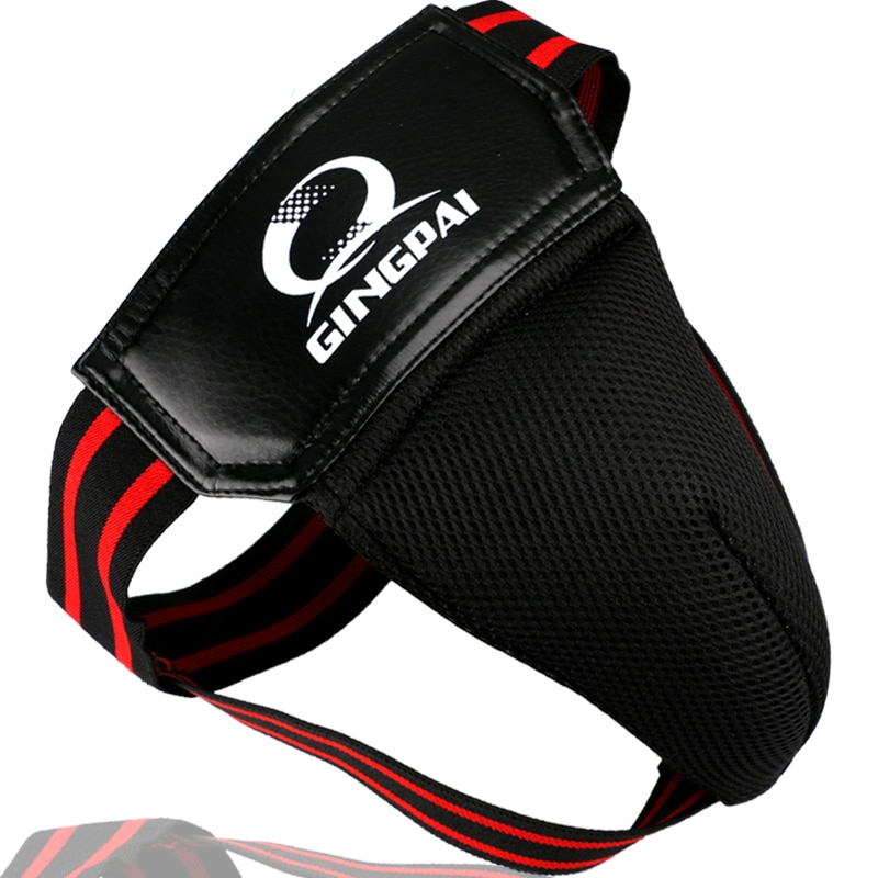 Bán Buôn đỏ đen Nam MMA Jockstrap Sanda Háng Bảo Vệ Taekwondo Đáy Bảo Vệ Đá quyền anh Bảo Vệ Bảo Vệ Bảo Vệ