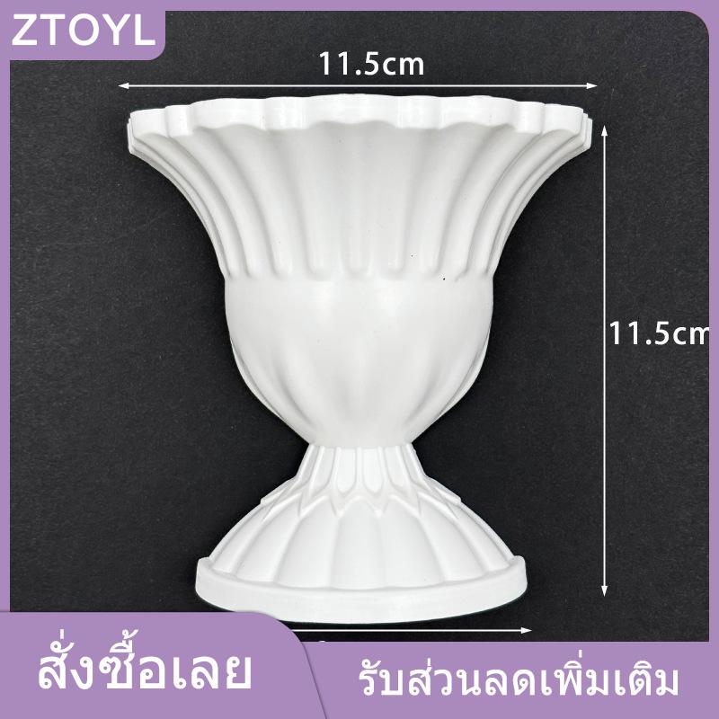 ZTOYL GUCHEN แจกันติดผนังสีขาวในสไตล์ภาพวาดสีน้ำมันสไตล์ฝรั่งเศสสำหรับการตกแต่งภายในที่ทันสมัยและเก๋ไก๋