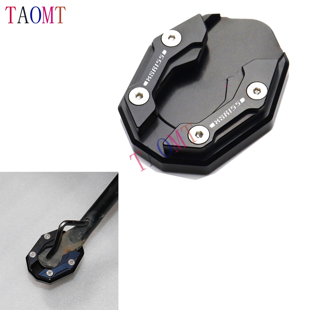 【Worth-Buy】 XSR155 /2019/2020/2021/2022 Motorcycle CNC Kickstand Plate Extension Pad Stand XSR 155