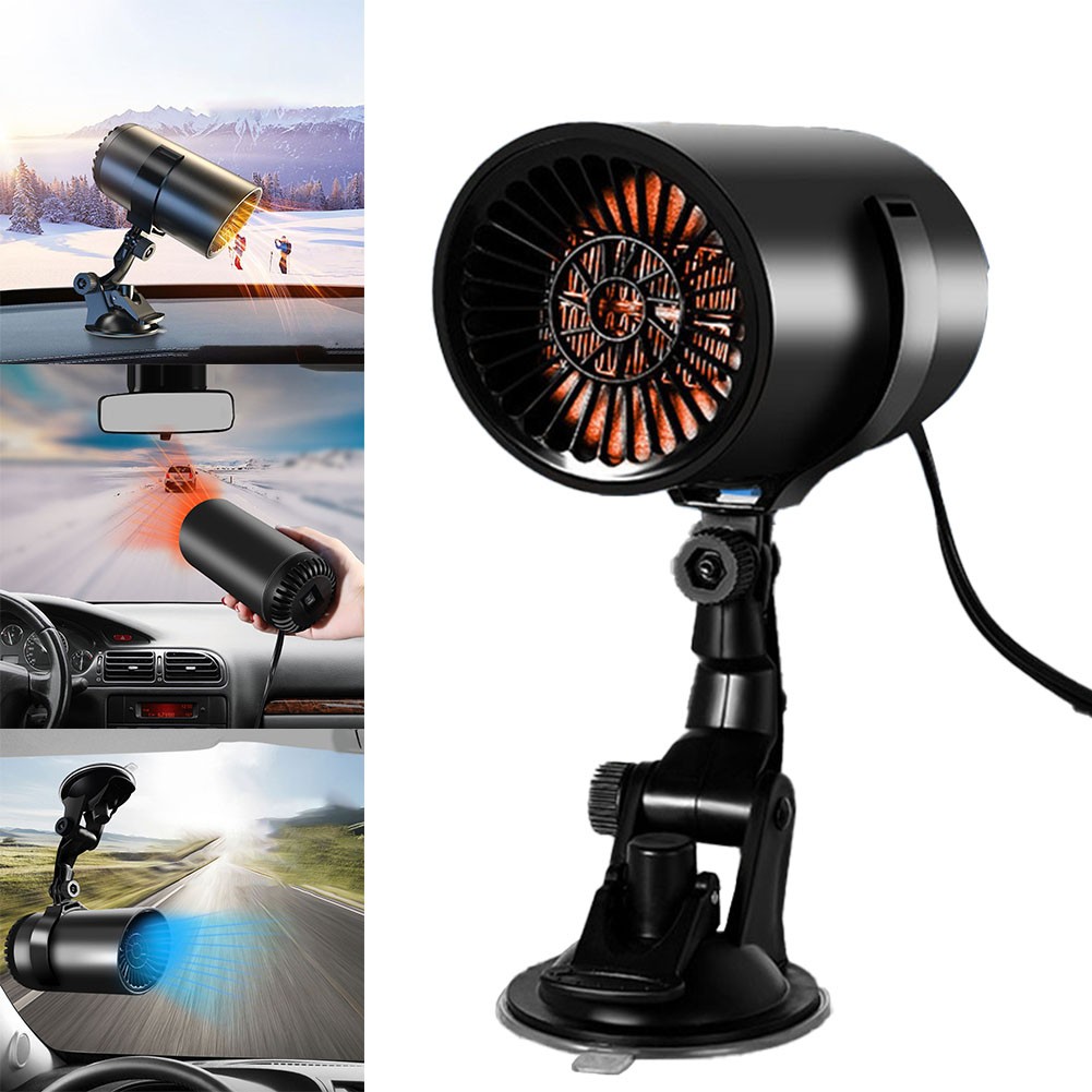 【Tự động thời trang】 Máy Sưởi Ô Tô 12V cầm tay có bộ chống đông cho thời tiết lạnh khi lái xe an toàn