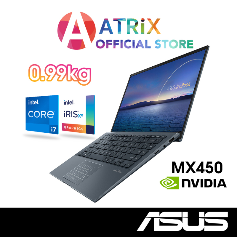 Latest! 2020 Version ASUS ZenBook 14 UX435EGL-KC028T | 14inch FHD IPS | 0.99Kg | i7-1165G7 | 16GB RAM | 1TB SSD | MX450 DDR6 | Win10 Home | 2Years ASUS Warranty