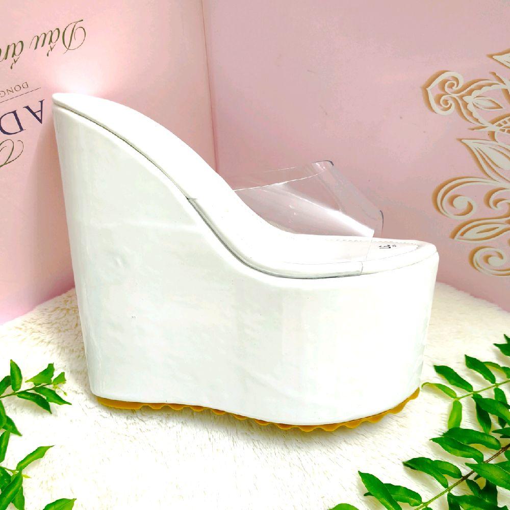 Dép xuồng trơn 18p, đúp trước cao 9p, siêu nhẹ,dễ đi,đứng lâu không đau chân, thích hợp cô dâu đi tiệc,tập catwalk