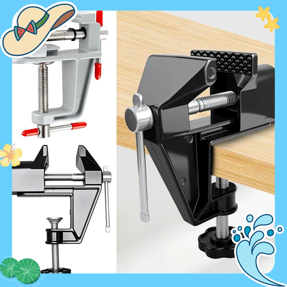 JANNERSATI Kìm phẳng Mỏ kẹp mini loại Nhỏ Giá đỡ phó Di động Có thể điều chỉnh Kẹp bàn Mô hình làm đồ trang sức