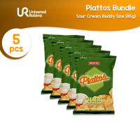 Piattos Sour Cream Flavored Potato Crisps 85g - 5 packs