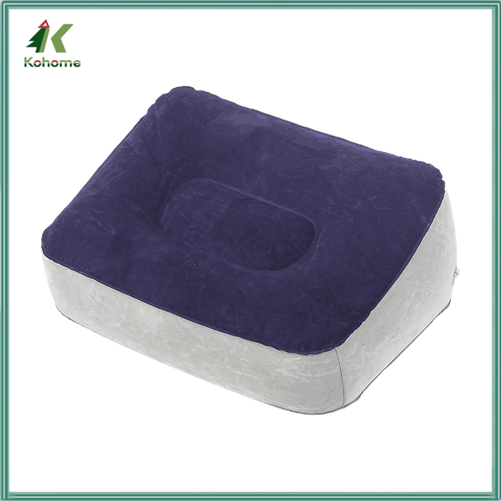 Kohome chỗ để chân di động gối gối đổ xô chân thoải mái chân thư giãn công cụ dưới bàn chỗ để chân bàn tấm kê chân chỗ để chân Pad cho văn phòng du lịch