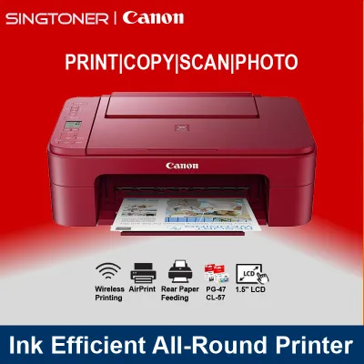 [Local Warranty] Canon PIXMA E3370 Wireless All-In-One Inkjet Printer E-3370 E 3370 colour printer color inkjet printer color printer ink tank printer inktank printer