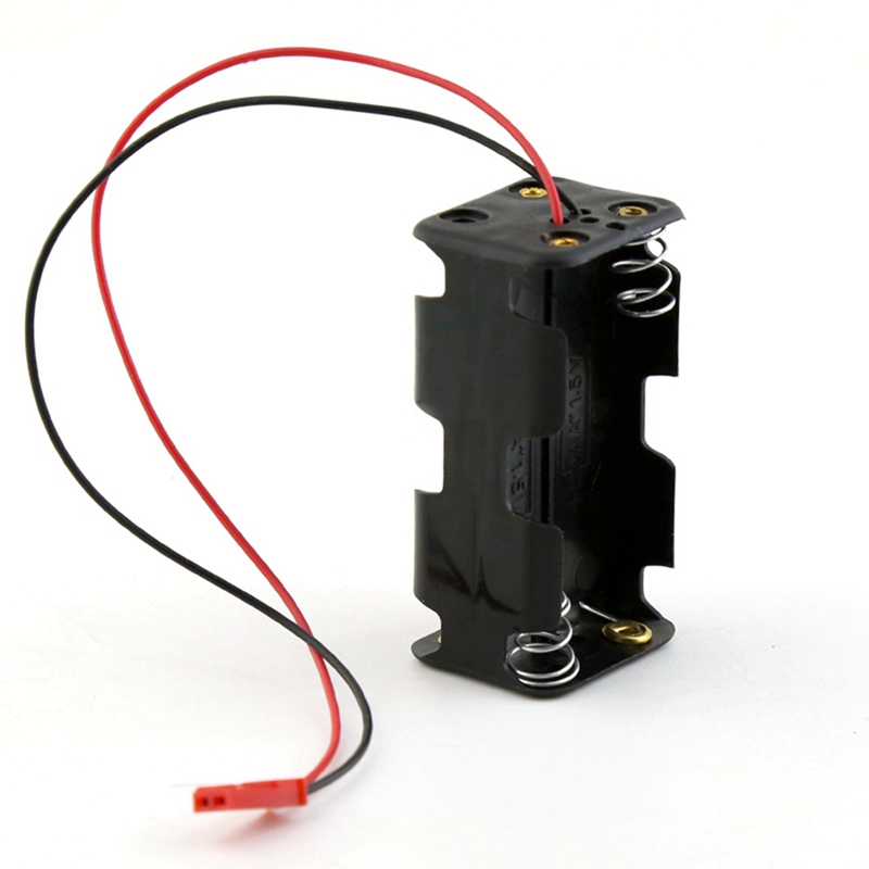 8Pack 6V 4XAA Battery Container Case Holder Pack Box JST Plug Receiver for Redcat 1/8 1/10 RC Nitro