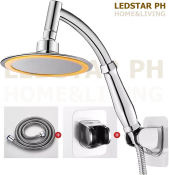 3-in-1 Chrome Shower Head with 360° Swivel