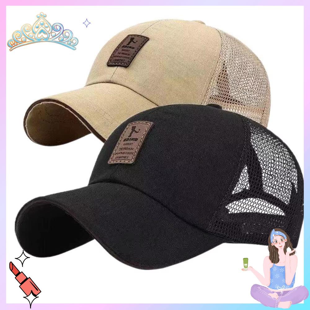 GVGSX9N Mùa hè Mũ bóng chày lưới Có thể điều chỉnh Thoáng khí Mũ Snapback Unisex Thoải mái Mũ thể thao Dành cho Nam Nữ