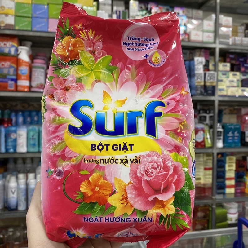 Bột Giặt Surf Hương Nước Xả Vải Ngát Hương Xuân 800G