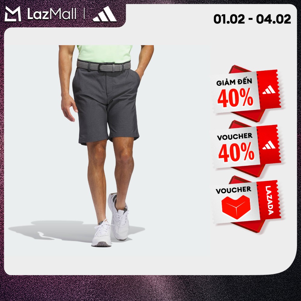 [CHỈ 1-10.2-VOUCHER 35%] adidas Đánh gôn Quần Short Họa Tiết Ultimate365 Nam Đen IU2841