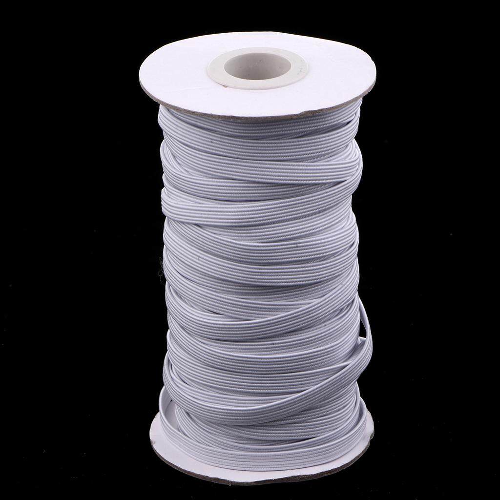 Tops one dây thun 21 mét dây ruy băng co giãn may phẳng phụ kiện may thủ công, để may quần áo, dây đeo cổ tay hoặc quần áo khác
