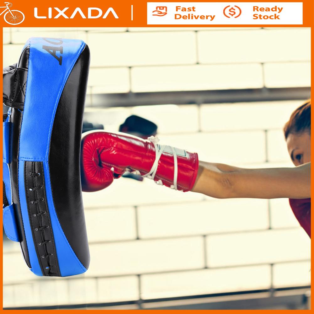 Muay Thai boxing đá đường cong Pad bàn tay chân mục tiêu luyện đấm cho hoàn thành tập luyện (Đen đỏ)