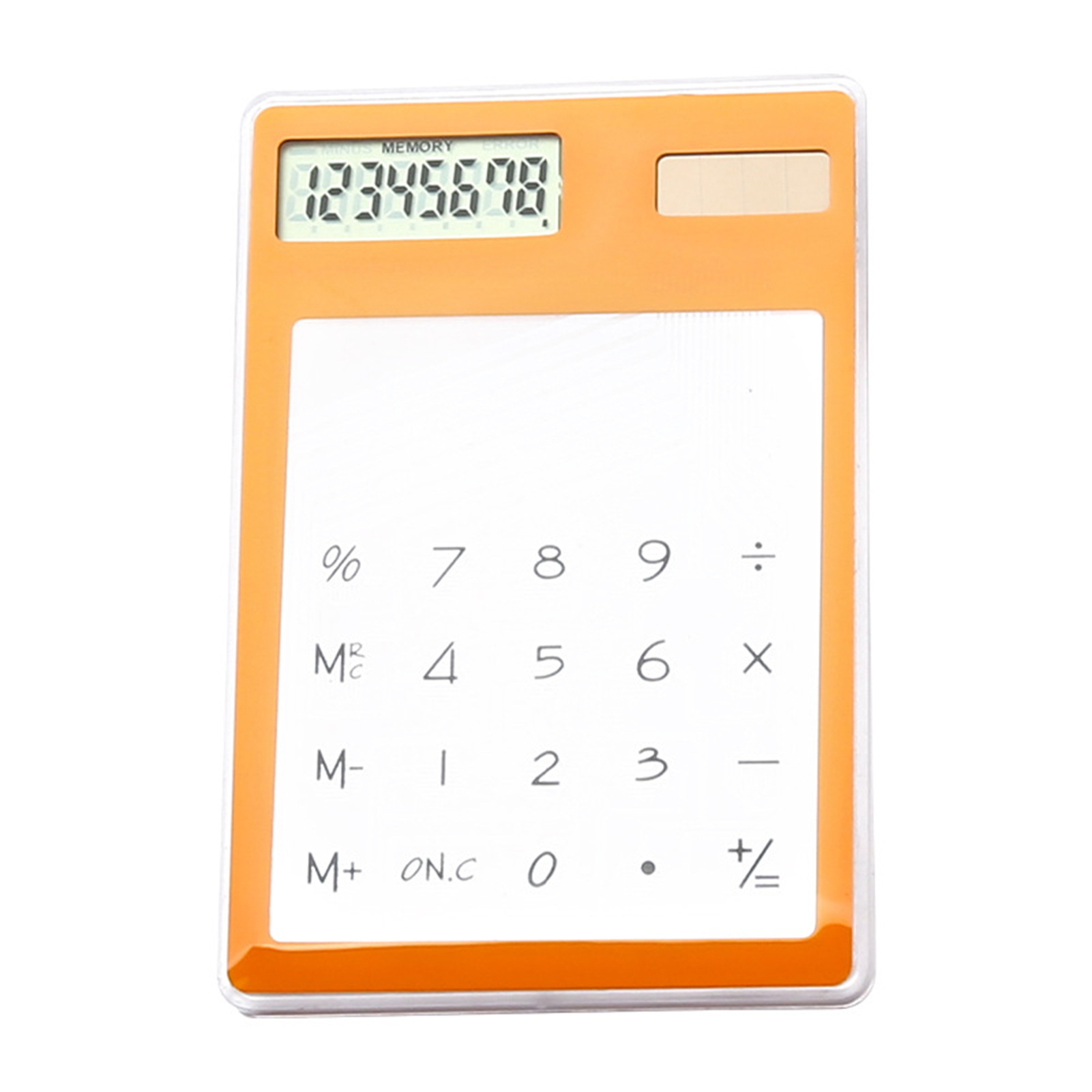 Aixuexi Transparent Calculator High-quality Abs Plastic Calculator Transparent 8-digit Solar Power Calculator – Portable Durable Perfect for Home School Office Use in Asia - 3