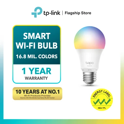 [1 YR SG Warranty] TP-LINK Tapo L530E Smart WiFi LED Light Bulb 16 mil Colors (E27/No Hub required/Works with Google Assistant & Alexa)