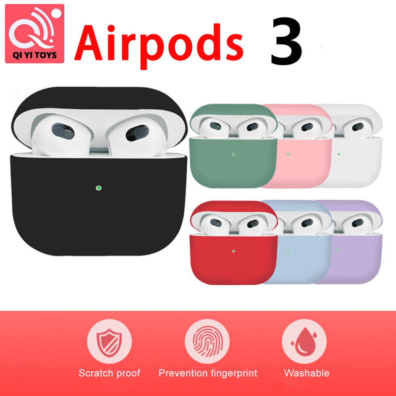 4th Generation Bluetooth-compatible Liquid Silicone Earphone Case Solid