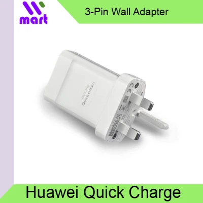 Huawei QuickCharge Charger USB 3-Pin Wall Plug Power Adapter