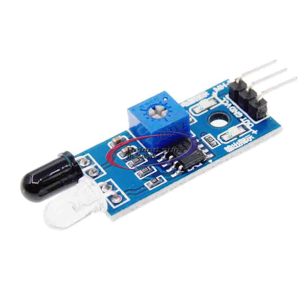 Cảm biến hồng ngoại Né chướng ngại vật Mô-đun cảm biến cho Arduino xe robot 3-dây phản quang quang điện