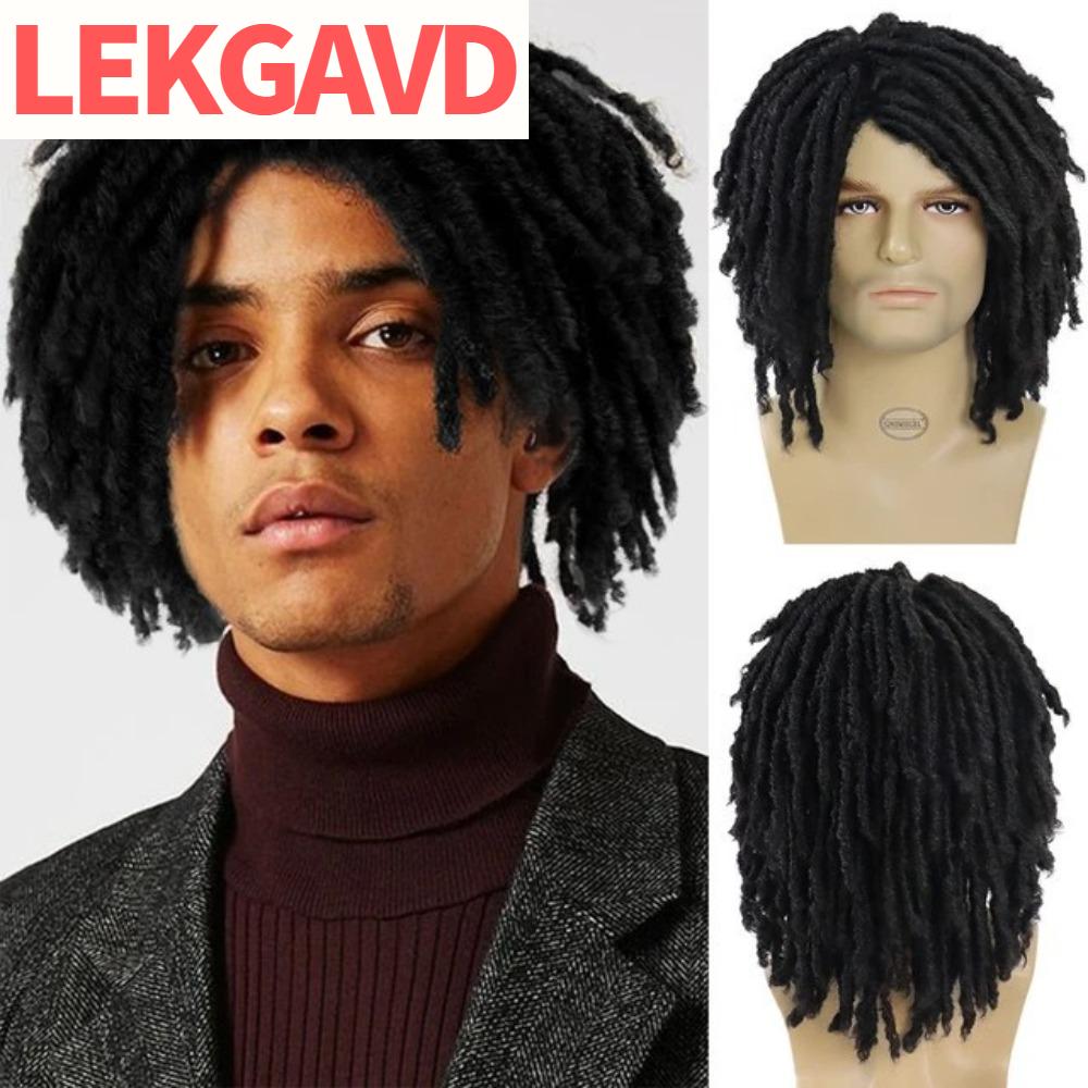 LEKGAVD อาฟโฟรบ๊อบ วิกผมถักสั้น ราสต้า Ombre สีน้ำตาล โครเชต์บิดผม คีมถัก วิกผม dreads วิกเดรดล็อกส์ สำหรับผู้ชาย ราคา 798 บาท*ส่งฟรี