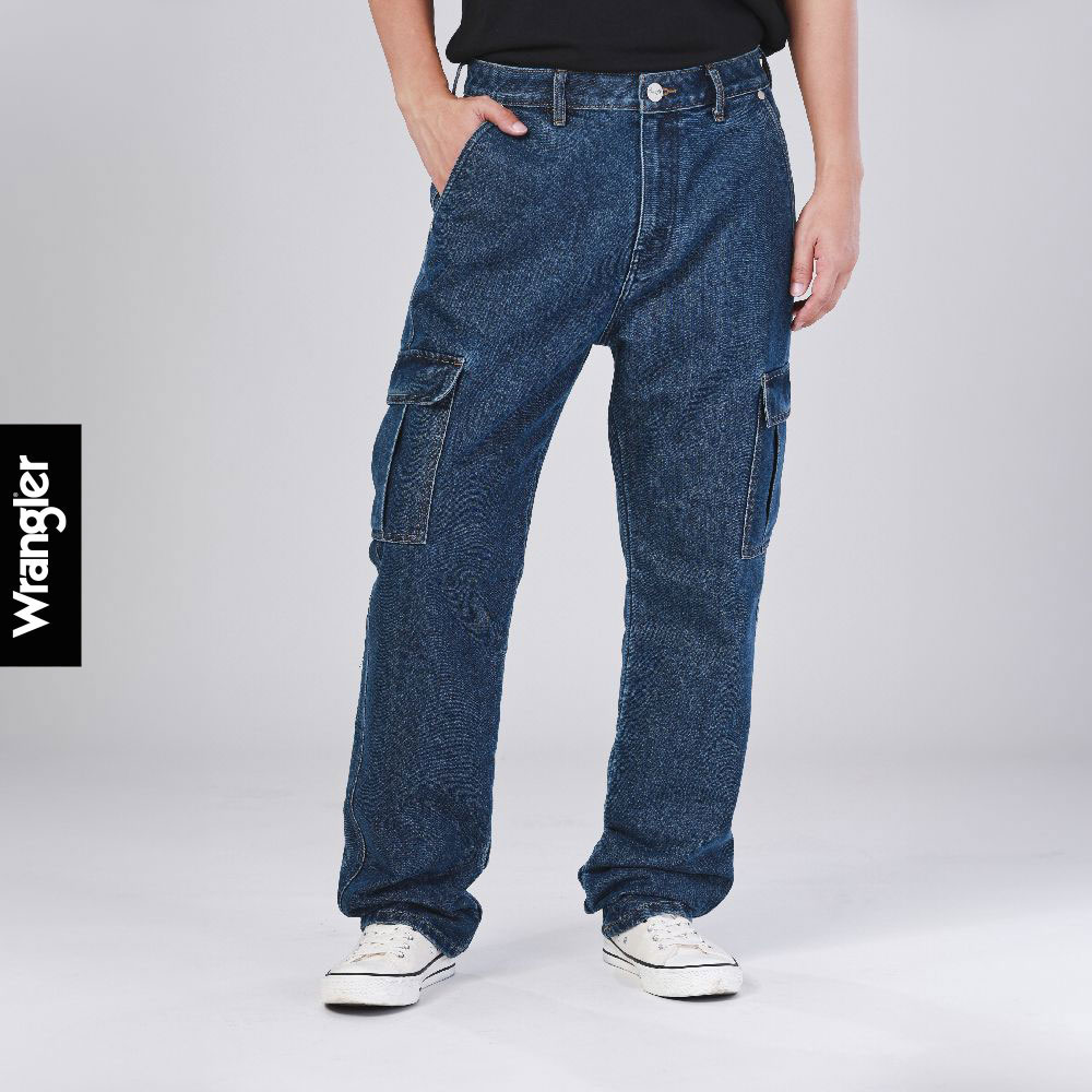 WRANGLER กางเกงยีนส์ผู้ชาย คอลเลคชั่น Wrangler For All เอวกลาง ทรงกระบอก รุ่น WR S624MCARN54 ราคา 907 บาท*ส่งฟรี