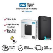 WD Elements 2TB Portable External Hard Drive with USB3.0