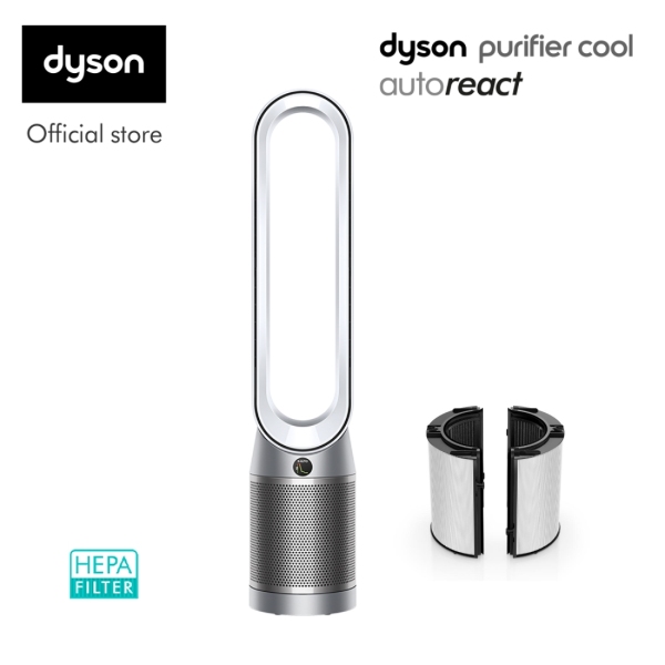 Dyson Purifier Cool Autoreact Air Purifier (White/Nickel) with 360° Glass HEPA+Carbon Air Purifier Filter worth $99 Singapore