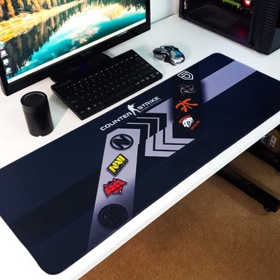 Lót chuột cỡ lớn 80x30cm dày 2mm pad gaming cỡ lớn speed bo viền chắc chắn