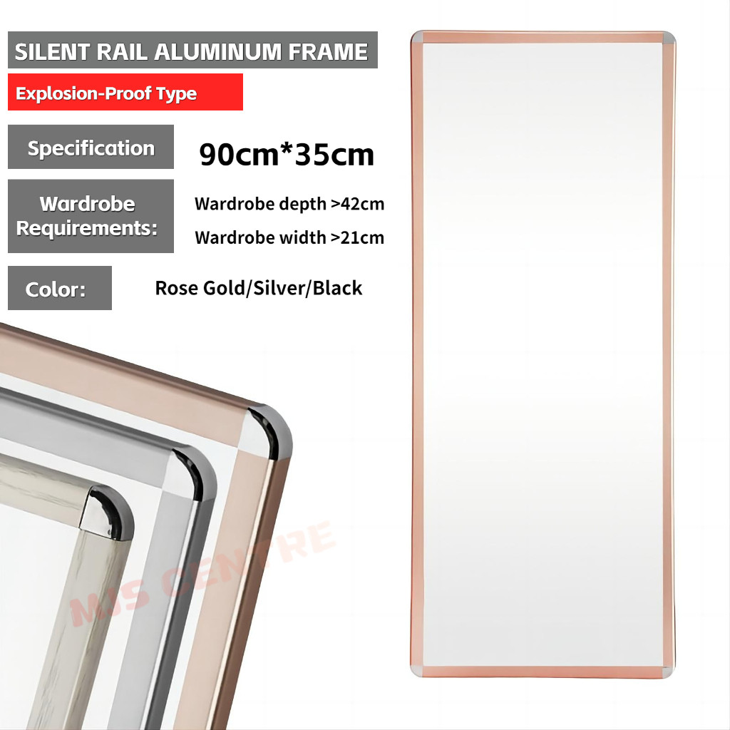Wardrobe folding sliding mirror escopic swivel mirror Wardrobe built-in full-length mirror
