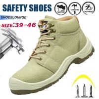 TOMITANY Mens Safety Shoes High End with Shoe Box Safety Shoes Mens Steel Toe Work Shoes with High Quality Steel Toe and Steel Soleanti-smash and Anti-puncture Insulation Electrician Safetywork Shoes
