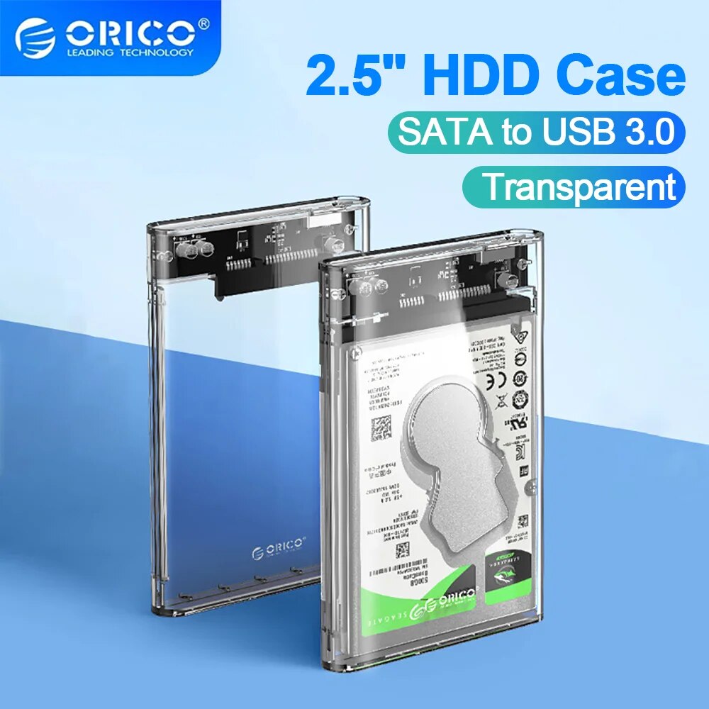 ORICO 2139C3 2139U3 2.5-Inch Transparent Mobile Hard Disk Box Notebook