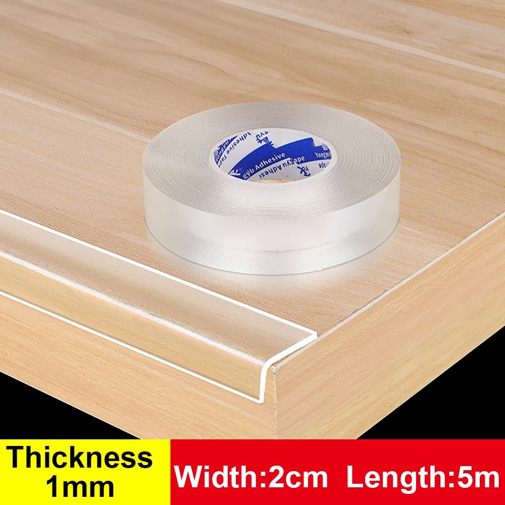 MARBLEX Trong suốt Băng bảo vệ cạnh bàn Tự dính Chống va chạm Miếng đệm góc đồ nội thất Trẻ em Dày Dải bảo vệ