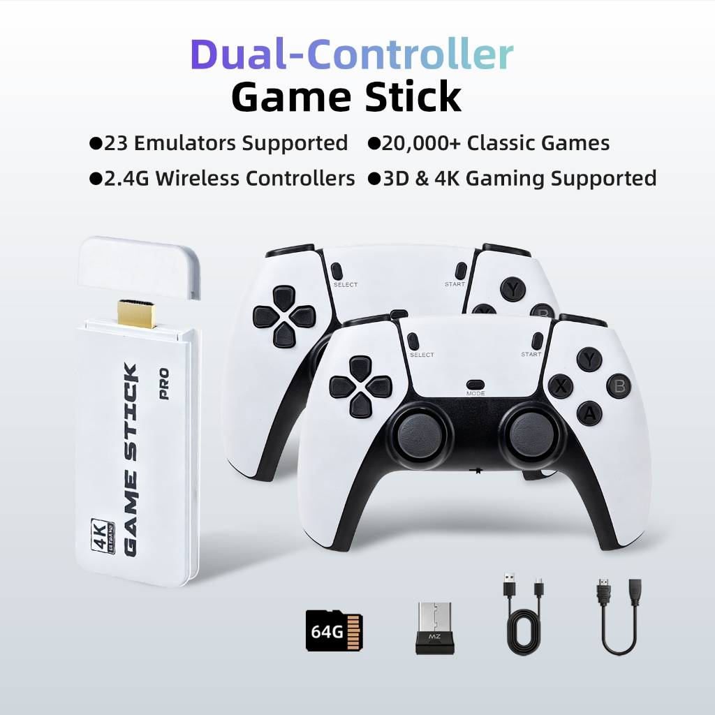 Máy Chơi Game Cầm Tay GOOJODOQ 4K HDMI ,64GB TF,Cắm Là Chơi, 20.000+ Game,Hỗ Trợ PSX/GBA/Arcade