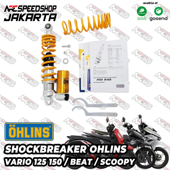 PROMO- SHOCK BREAKER OHLINS VARIO 125/150 / BEAT / SCOOPY HO 545-KalyanShop Harga 8,000,000 rupiah*Gratis Ongkir