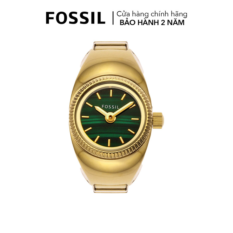 Nhẫn đồng hồ nữ Fossil dây thép không gỉ ES5308 - màu vàng