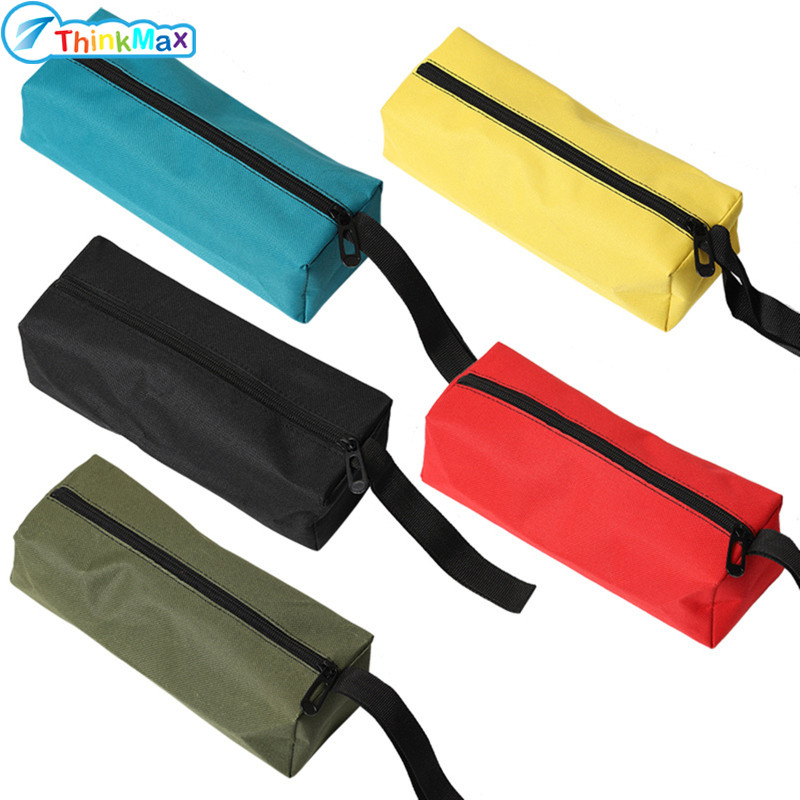 Oxford Cloth Storage Bag Multifunctional Waterproof Large Capacity Rectangle Zipper Tool Bags Organizer ราคา 44 บาท*ส่งฟรี